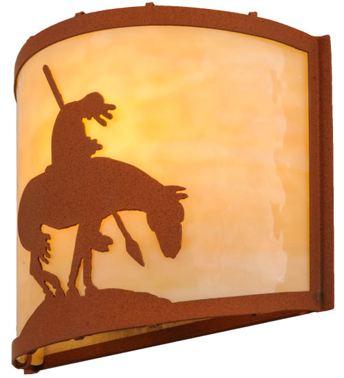 11"W Trails End Wall Sconce