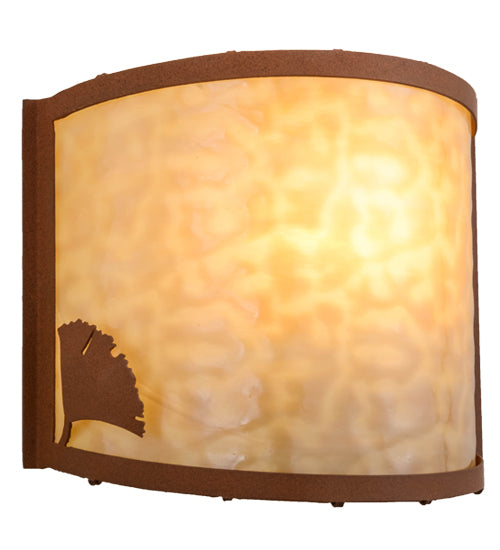 12"W Ginkgo Wall Sconce