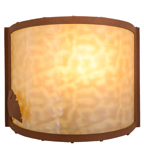 12"W Ginkgo Wall Sconce