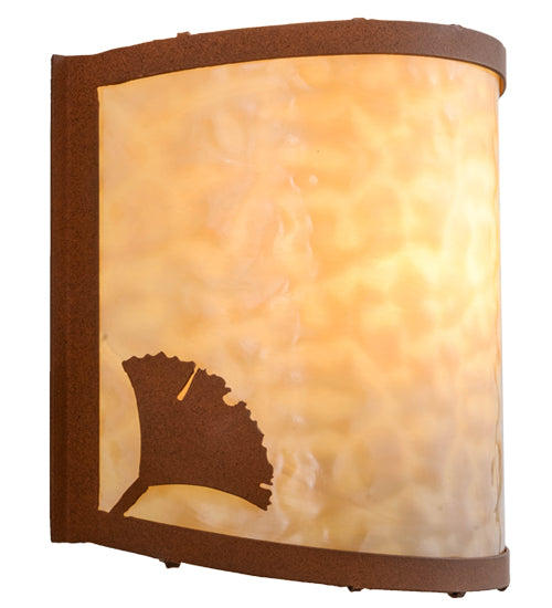 12"W Ginkgo Wall Sconce