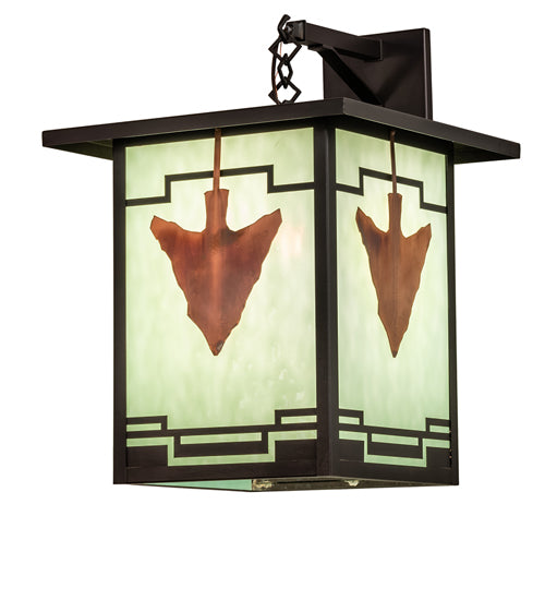 14" Square Hyde Park Arrowhead Wall Sconce