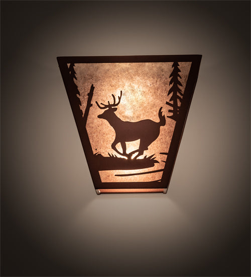 13" Wide Deer Creek Wall Sconce