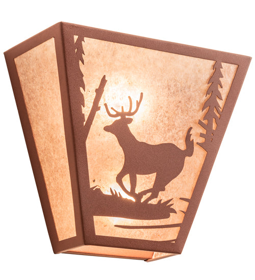 13" Wide Deer Creek Wall Sconce