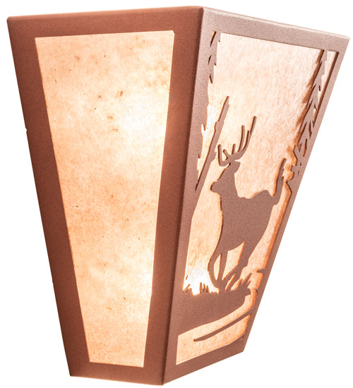 13" Wide Deer Creek Wall Sconce