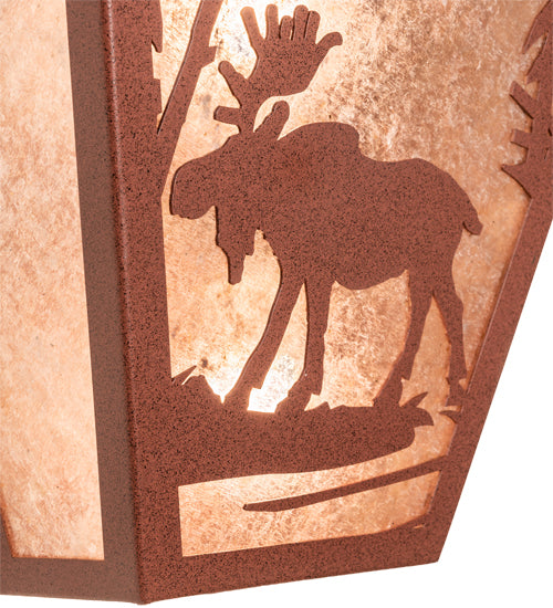 13" Wide Moose Creek Wall Sconce