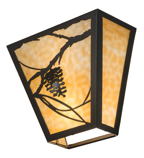 13"W Whispering Pines Wall Sconce