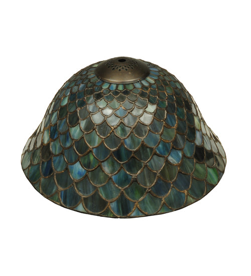 12"W Tiffany Fishscale Shade