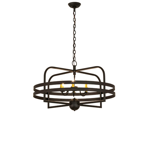 32" Wide Aldari 6 Light Chandelier