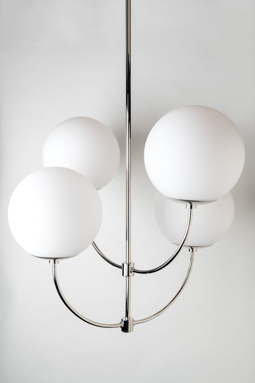 Carrie Chandelier - Polished Nickel