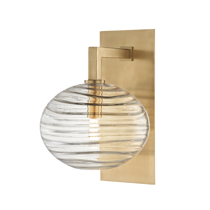 Breton Wall Sconce - Aged Brass