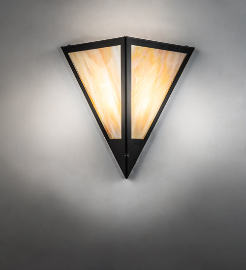 14" Wide Mission Point Wall Sconce