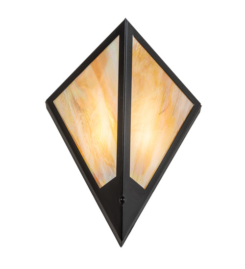 14" Wide Mission Point Wall Sconce