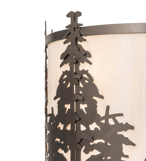 12" Wide Tall Pines Wall Sconce