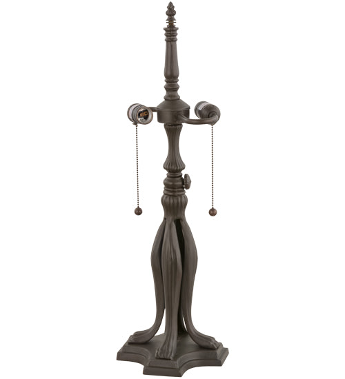 26" High Long-Legged Lionfoot 2 Light Table Base