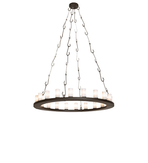 60" Wide Loxley Angler 20 Light Chandelier