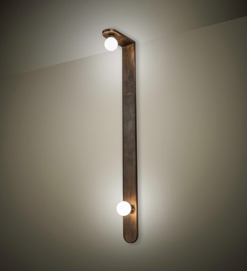 6" Wide Sanderson 2 Light Wall Sconce