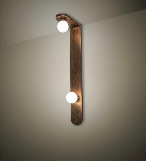 6" Wide Sanderson 2 Light Wall Sconce