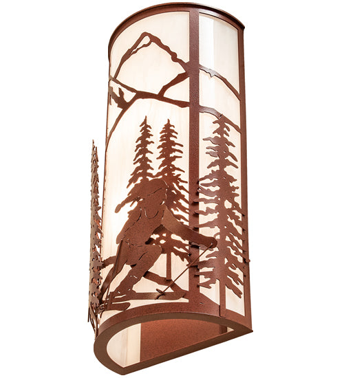 8" Wide Alpine Wall Sconce