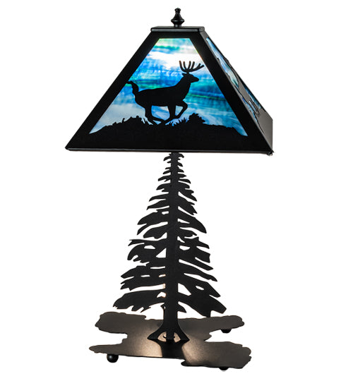 22" High Lone Deer Table Lamp