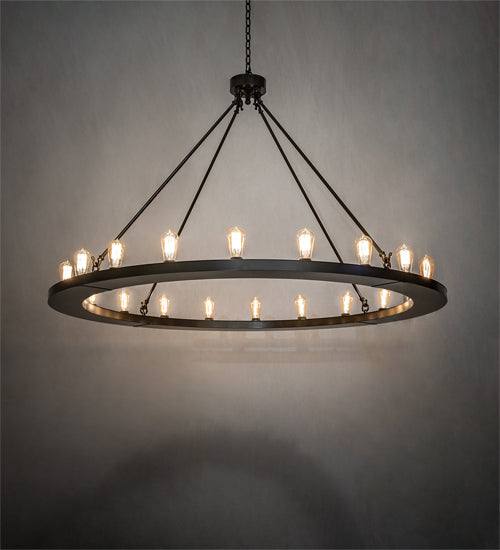 60" Wide Loxley 20 Light Chandelier