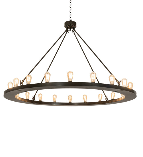 60" Wide Loxley 20 Light Chandelier