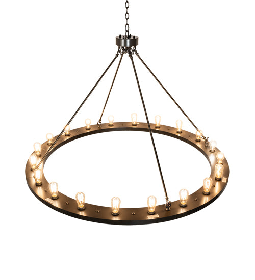 60" Wide Loxley 20 Light Chandelier