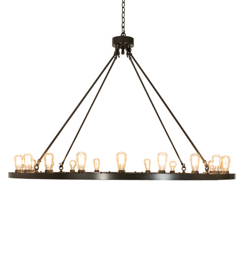 60" Wide Loxley 20 Light Chandelier