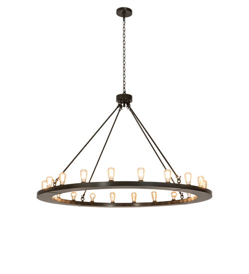 60" Wide Loxley 20 Light Chandelier