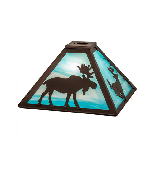 11.5" Square Lone Animals Shade