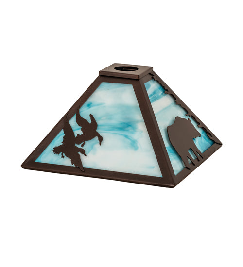 11.5" Square Lone Animals Shade