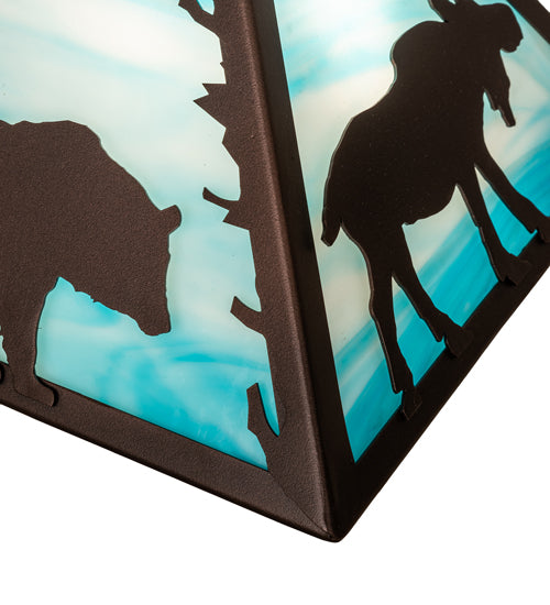 11.5" Square Lone Animals Shade