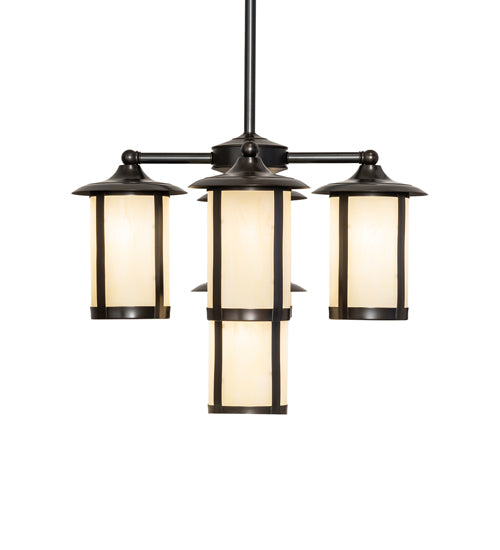 24" Wide Fulton 5 Light Chandelier