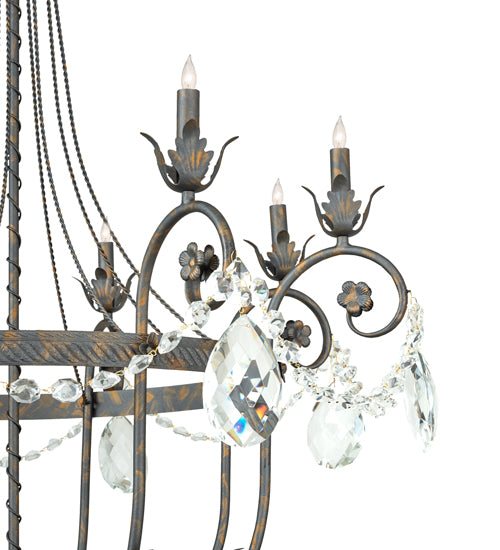 40" Wide Antonia 8 Light Chandelier