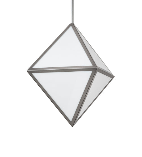 18" Square Argyle Pendant