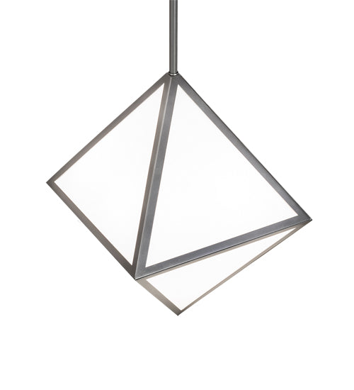 18" Square Argyle Pendant