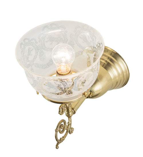 7" Wide Revival Gas & Electric Wall Sconce