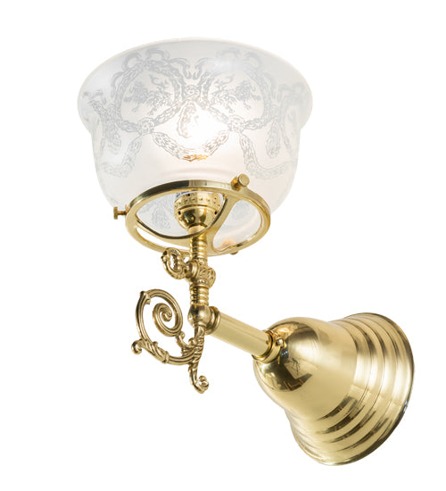 7" Wide Revival Gas & Electric Wall Sconce