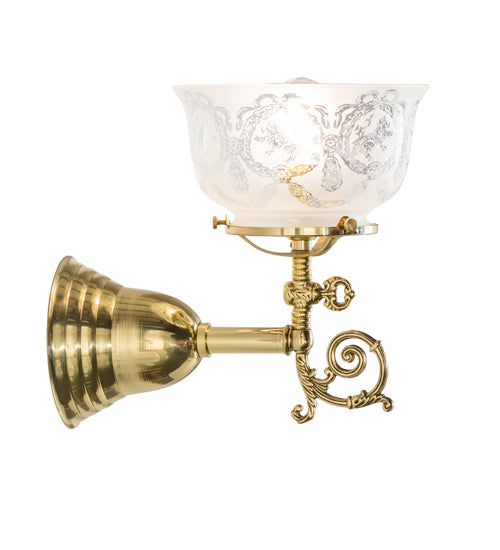 7" Wide Revival Gas & Electric Wall Sconce