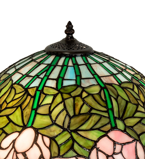 22" High Tiffany Cabbage Rose Table Lamp