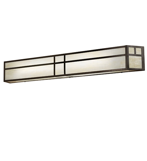 50" Wide Hyde Park Double Bar Mission Wall Sconce