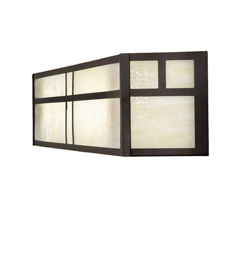 50" Wide Hyde Park Double Bar Mission Wall Sconce