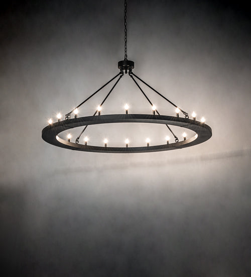 60" Wide Loxley 20 Light Chandelier