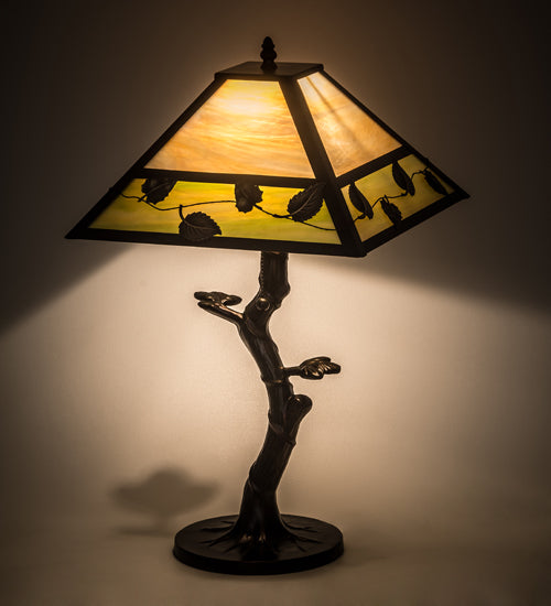 24"H Vine Leaf Table Lamp