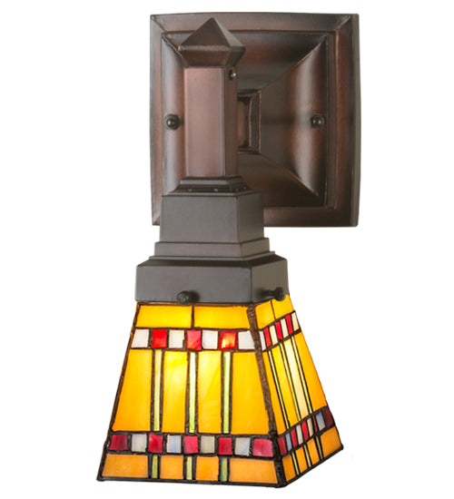 5"W Prairie Corn Wall Sconce