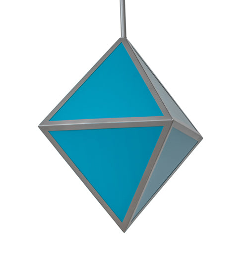 18" Square Argyle Pendant