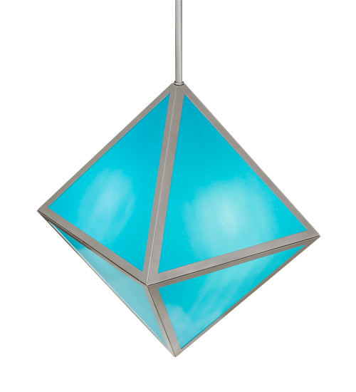 18" Square Argyle Pendant