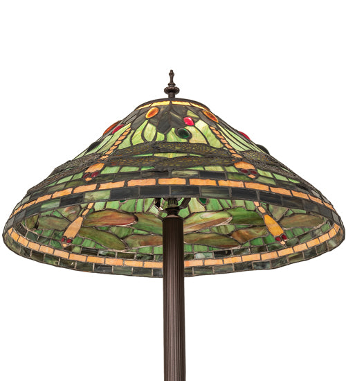 71" High Tiffany Dragonfly Floor Lamp