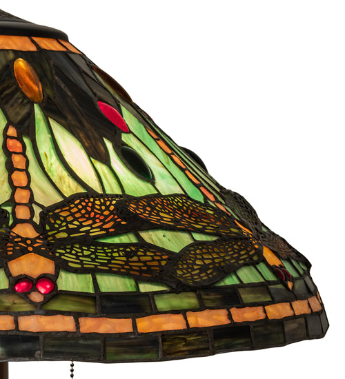 71" High Tiffany Dragonfly Floor Lamp