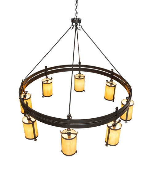 82" Wide Beartooth 8 Light Chandelier