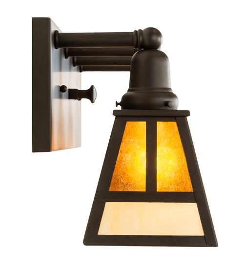 36" Wide "T" Mission 4 Light Vanity Light